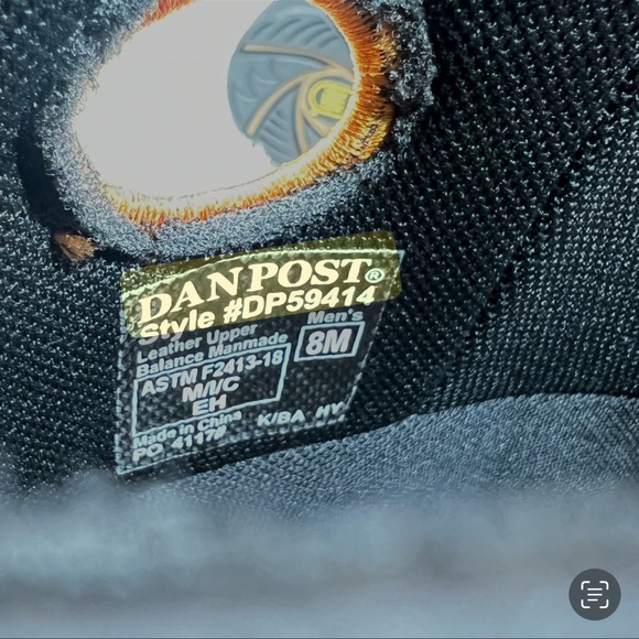 DAN POST STORMS EYE MENS BOOTS COMPOSITE TOE BOOT - Picture 7 of 7
